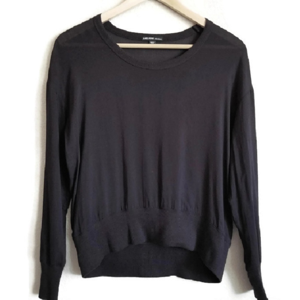 james perse los angeles long sleeve top size 1
